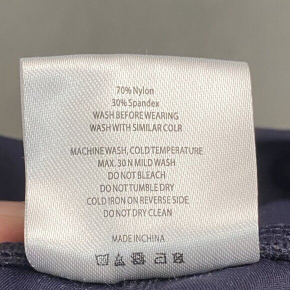 Zyia Active Womens Rainbow Stripe Luxe Legging Size Small Navy Blue Inseam 23” - Picture 5 of 9